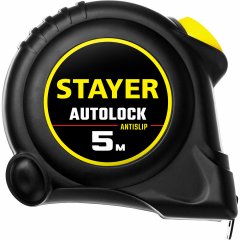 Рулетка STAYER AutoLock 5м / 25мм с автостопом 2-34126-05-25_z02