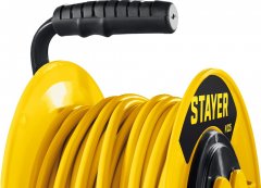 Силовой удлинитель на катушке STAYER ПВС 3x2.5 50м 4000Вт ip44 55064-50