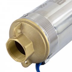 Скважинный насос DWC-4-140, центробежный, диаметр 4", 2000 Вт, 6000 л/ч, напор 140 м Denzel 97258