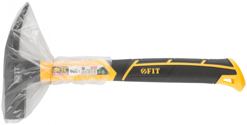 Молоток кровельщика, фиберглассовая усиленная ручка, 600 гр. FIT 44518