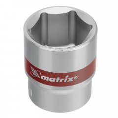 Набор торцевых головок, 3/8, шестигранные, CrV, 10 шт, 8-19 мм Matrix 13558