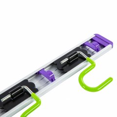 Алюминиевый настенный держатель для садового инструмента, 4 крюка, Palisad 68304