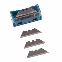 Лезвия МИНИ, 9 мм, трапециевидные, пластиковый пенал, 15 шт Gross 79373