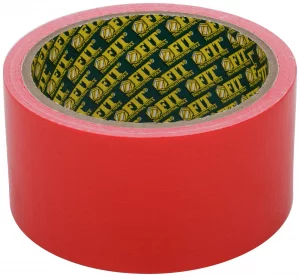 Лента клейкая универсальная армированная "Ductape", красная, 48 мм х 10 м