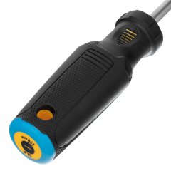 Отвертка SL8x150 мм, CrV, трехкомпонентная рукоятка Denzel 12200