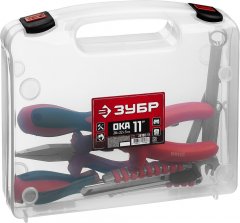 Пластиковый кейс-органайзер ЗУБР ОКА-11 38102-11