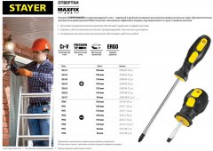 Отвертка STAYER MASTER PH3x150мм 2510-3-15_z01
