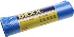 Мешки для мусора голубые (10 шт; 120 л) DEXX 39150-120