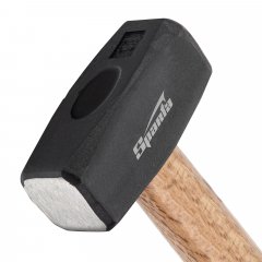 Кувалда, 1500 г, кованая головка, деревянная двухцветная рукоятка Sparta 10907