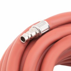 Шланг пневматический резиновый, 10 x 16 мм, 24 бар, армированный, быстросъемное соединение, 10 м Stels 57021