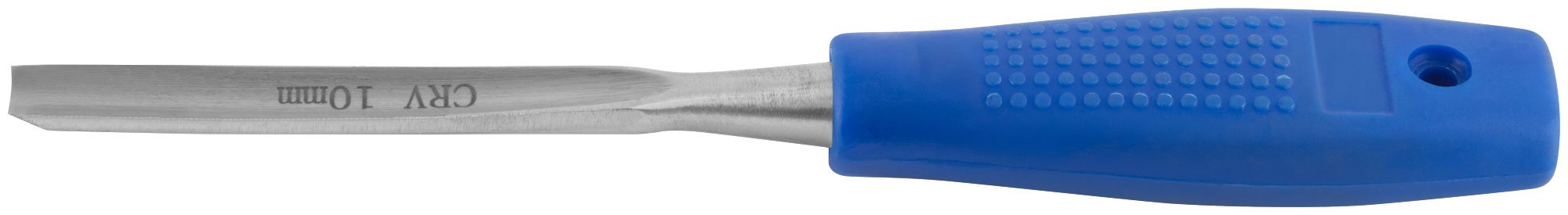Стамеска CrV полукруглая с пластиковой ручкой 10 мм FIT 43142