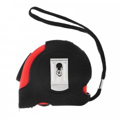 Рулетка Status Magnet fixation,5 м х 25 мм,обрезиненный корпус,зацеп с магнитом Matrix 31029