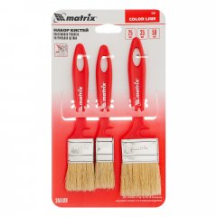 Набор кистей «Эмали» 25 мм, 35 мм, 50 мм Color Line Matrix 83355