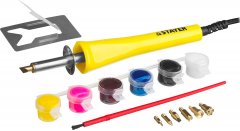 Прибор для выжигания с набором насадок 7 шт. и красками STAYER 45220