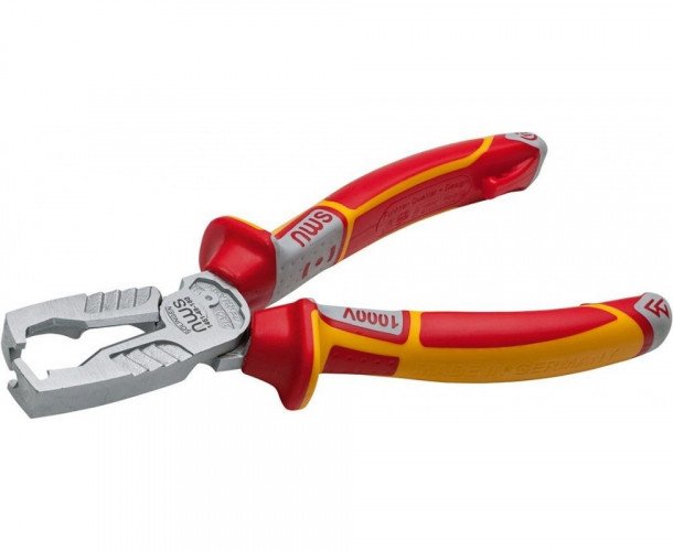 Клещи для разделки кабеля MultiCutter диэлектр.1000В VDE 180 мм, покр.Crom,рукоятки SoftGripp3K, NWS, ( 1451-49-VDE-180 )