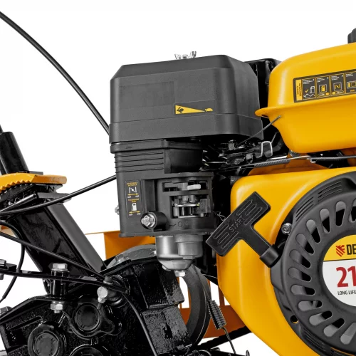 Мотоблок DPT-370S, 7 л.с., ремен.сцеп, фрез 3х4, ШОМ, передачи 3В/1Н Denzel