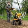 Мотоблок DPT-370S, 7 л.с., ремен.сцеп, фрез 3х4, ШОМ, передачи 3В/1Н Denzel