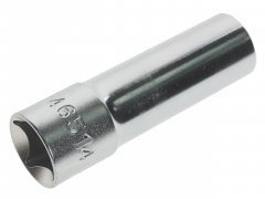 Головка свечная 1/2" 14мм 12-ти гранная с резиновым фиксатором JTC-46514