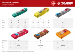 Текстильный петлевой строп ЗУБР СТП-10/6, оранжевый, г/п 10 т, длина 6 м 43559-10-6
