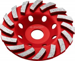 Чашка алмазная шлифовальная ЗУБР Турбо 125 мм 33378-125