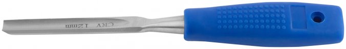 Стамеска CrV полукруглая с пластиковой ручкой 12 мм FIT 43143