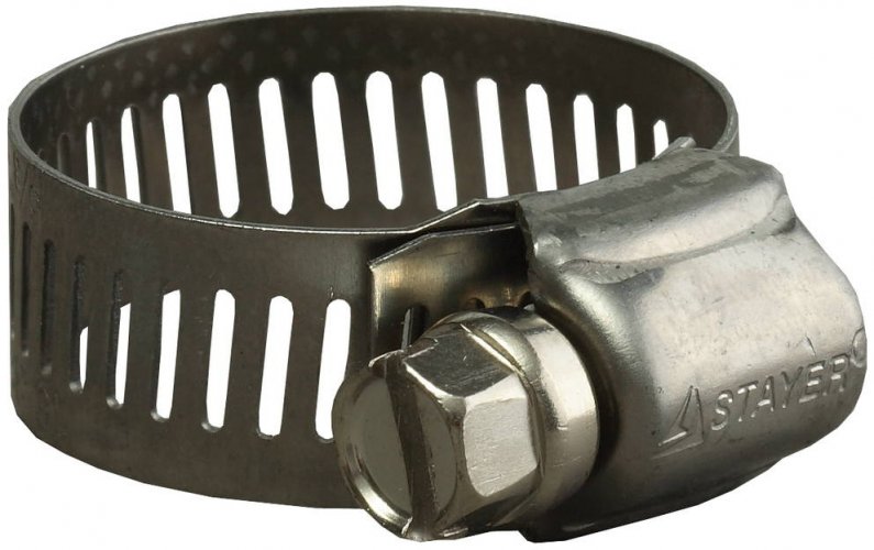 Хомуты ПРОФИ нержавеющие 2 шт. (92-110 мм) STAYER 37812-092-110-2