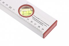 Уровень алюминиевый, 400 мм, 3 глазка, линейка Sparta 331205