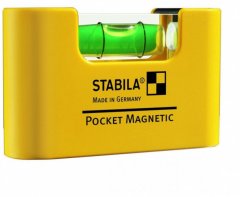 Уровень тип Pocket Magnetic (1гориз., точн. 1мм/м), STABILA, ( 17774 )