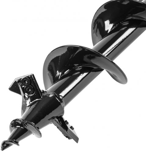 Шнек для грунта ER-80, диаметр 80 мм, длина 800 мм,соединение 20 мм, съемный нож Denzel 56005