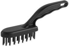 Проволочная стальная малая щетка с пластмассовой ручкой, 4 ряда ЗУБР "ЭКСПЕРТ" 35012-4_z01