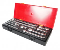 Набор удлинителей 1/4",3/8",1/2" 11 предметов в кейсе JTC-K1111