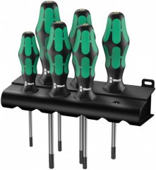 367-6 TORX HF Kraftform Plus Набор отверток с фиксирующей функцией + подставка, 6 предм., WERA, ( WE-028059 )