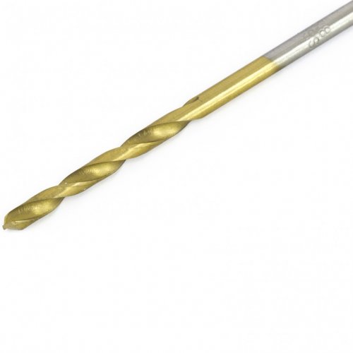 Сверло по металлу, 3.8 мм, HSS, нитридтитановое покрытие, цилиндрический хвостовик Matrix 717380