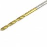 Сверло по металлу, 3.8 мм, HSS, нитридтитановое покрытие, цилиндрический хвостовик Matrix 717380