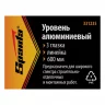Уровень алюминиевый, 600 мм, 3 глазка, линейка Sparta 331235