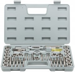 Лерки-метчики, легированная сталь 40 шт., пластиковый кейс FIT 70807