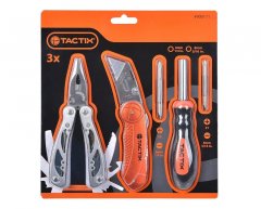 Набор инструментов TACTIX мультитул 8 в 1, складной нож и отвертка 6 в 1 ( 900111 )