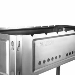 Мангал с ребрами жесткости 700 х 300 х 700 мм, Россия Camping Palisad 69548