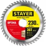 Диск пильный по дереву Оптимальный рез (230x32/30 мм; 36T) STAYER 3681-230-32-36_z01