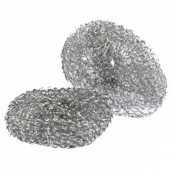 Скраб для посуды, 2 шт, металлический, Россия Elfe 92370