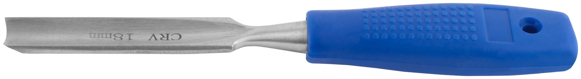 Стамеска CrV полукруглая с пластиковой ручкой 18 мм FIT 43145