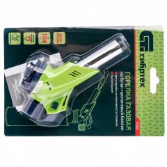 Горелка газовая на бутановый баллон, пьезоподжиг Сибртех 91421