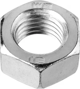 Гайка ЗУБР ГОСТ 5927-70, M14, 2 шт, кл. пр. 6, оцинкованная, 303556-14