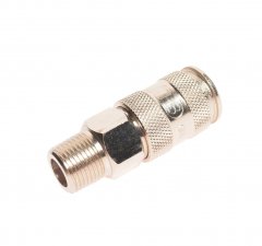 Переходник для компрессора M3/8" быстросъемный с клапаном наружная резьба JTC-D30SMA