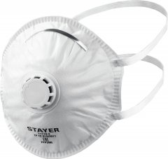 Коническая фильтрующая полумаска STAYER KV-95 FFP2 с клапаном 11110-2_z01