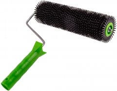 Валик игольчатый для наливных полов с ручкой, острая игла, 240 мм Сибртех 81110