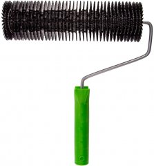 Валик игольчатый для наливных полов с ручкой, острая игла, 240 мм Сибртех 81110