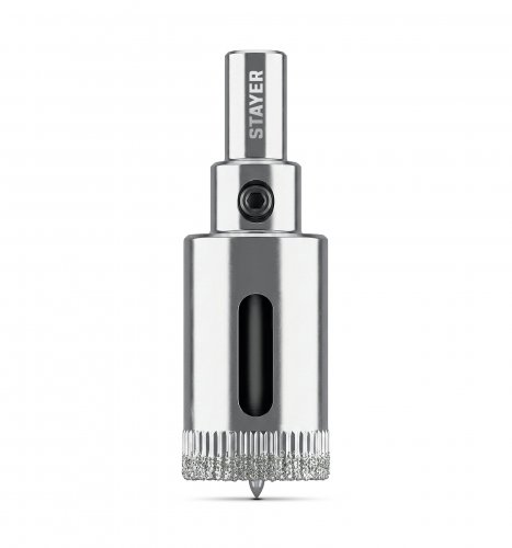 STAYER DIAMOND d 25 мм, Р60, Алмазная коронка (29931-25)