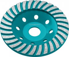 Сегментированная алмазная чашка 125 мм СИБИН Турбо 33440-125