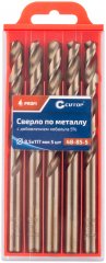 Сверло по металлу с кобальтом 5%, 8,5 x 117 мм (5 шт) CUTOP 48-85-5